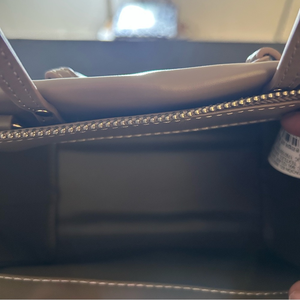 ZARA Midi City Handbag Beige NEW - Picture 5 of 9